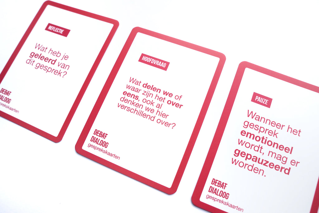 Sociaal Noodpakket - Twee Dialoogkaartensets
