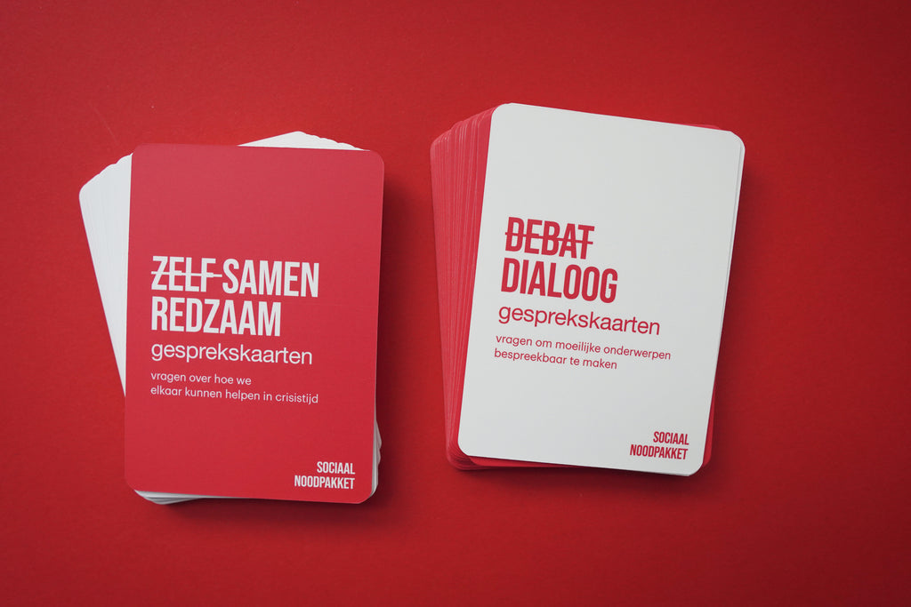 Sociaal Noodpakket - Twee Dialoogkaartensets