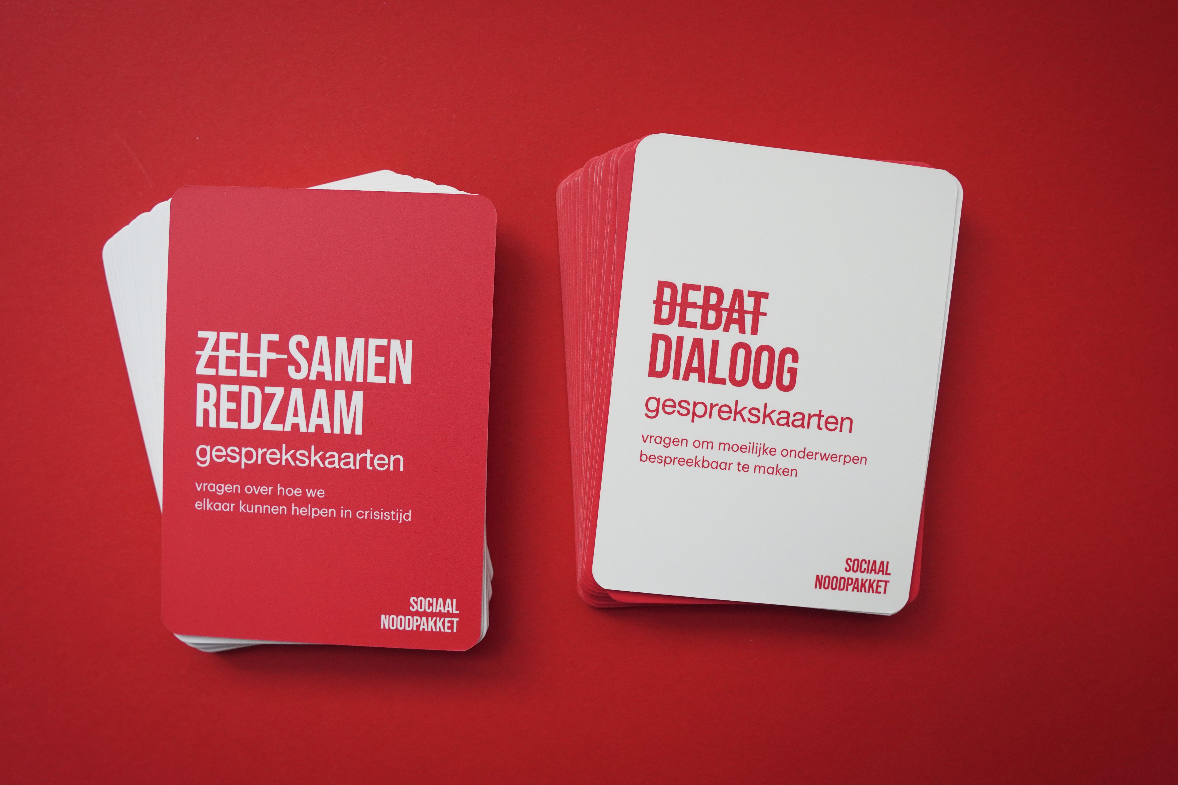 Sociaal Noodpakket - Twee Dialoogkaartensets